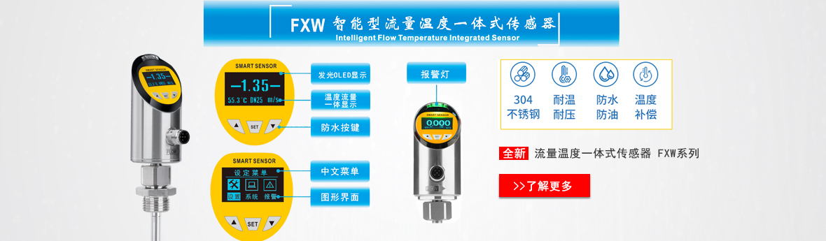 流量溫度一體式傳感器